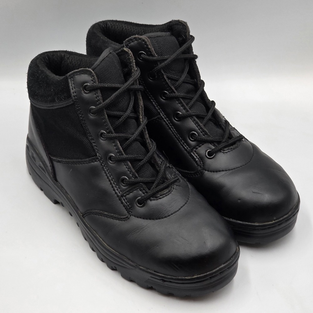 Rothco Men's Forced Entry 6" Black Leather Safety Comfort Tactical Boots Size 8